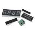 AT89C2051 Digital 4 Digit Electronic Clock DIY PCB Kit [DKT-100]. 