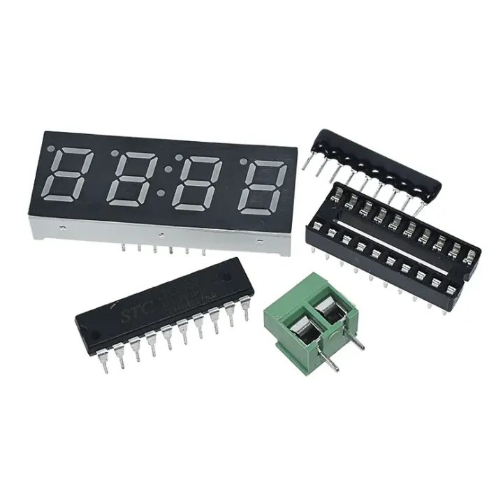 AT89C2051%20Digital%204%20Digit%20Electronic%20Clock%20DIY%20PCB%20Kit%20%5BDKT-100%5D%20-%20Image%204