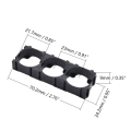 100Pc 21700 Lithium Cell Spacer Triple Battery Holder Bracket Battery Pack Bracket for DIY Fixed Battery 21.7mm Hole Dia. 