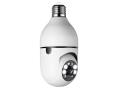 Light Bulb Camera, 360 Degree Panoramic IP Camera, Full HD 1080P Adjustable Vertical 90°Horizontal 360° Wi-Fi Surveillance Camera, with Night Vision, Alarm Function, Motion Detection, Two Way Talk WiFi Light Bulb Camera Wireless 1080P Smart Dome Security. 