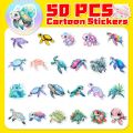 10/50pcs Blue Sea World Turtle Stickers Pack for Kid Cartoon Graffiti Decals Scrapbooking Luggage Laptop Skateboard Wall Sticker. 