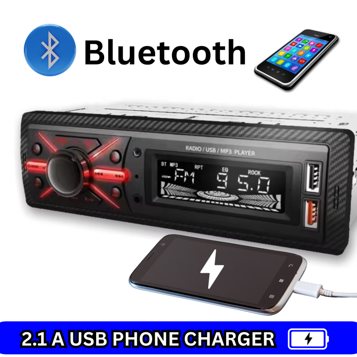 Car%20Bluetooth%20Stereo%20Audio%20Player%20%E2%80%93%20FM%20Radio,%20MP3,%20Dual%20USB,%20AUX%20Input,%20Remote%20%E2%80%93%2012V%20Car%20Audio%20System%20-%20Image%202