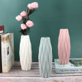 Flower Vase Decoration Home Plastic Vase White Imitation Ceramic Flower Pot SEVICH. 