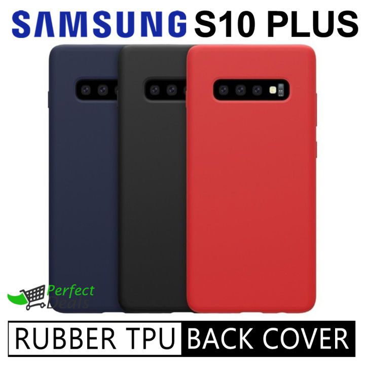 Perfect Samsung S10 Plus Super Slim Silicone Back Cover TPU Shell New Look Ultra Thin Grip for Samsung Galaxy S10 Plus