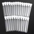 Panda Online 10PCS Plastic Test Tubes 100mm x 15mm Complete With Push Caps. 