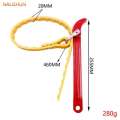 8/12 Belt Puller Adjustable Strap Spanner Wrench Car Cartridge Oil Filter Removal Repair Disassembly Tool. 