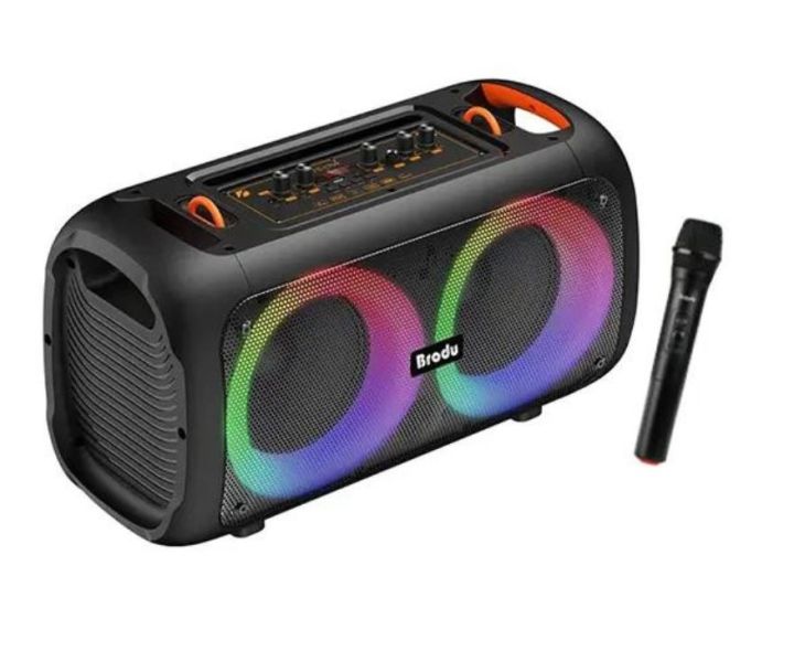 Brodu%20BTS-1709%20Bluetooth%20Speaker%20Rechargeable%20Party%20Speaker%20with%20Wireless%20Microphone,%20Bass%20Portable%20Subwoofer%20Bluetooth%20Karaoke%20Speaker%20with%20Wireless%20MIC%20Big%20Sound/Dynamic,%20BT%20-1709%20Portable%20Bluetooth%20Speaker%20with%20Wireless%20Mic%20-%20Image%203