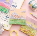 RHS Online 80PCS Oil Painting Landscape Series Memo Pad Sticky Notes Album Diary Journal Decorative DIY Scrapbooking. 