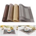 Kitchen Accessories Placemats Non-Slip Heat Resistant Dining Table Placemats Stain Resistant Anti-Skid Washable PVC Table Mats. 