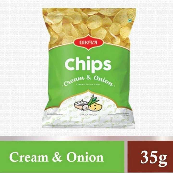 Bikaji Cream & Onion Chips (35g)
