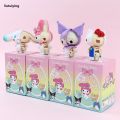 Sutuiying Sanrio Half skeleton Blind Box HelloKitty Kuromi Melody Cartoon Character Figures Dolls Cinnamoroll Cute Model Collection Toy. 