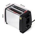 2-Slice Electric Fully Automatic Toaster Multifunctional Breakfast Machine. 