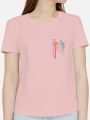 Barbie Girl T-shirt Pink Color Women's Tshirts 100% Cotton. 