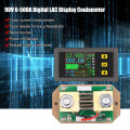 KOGEEK 90V 0-500A Digital LCD Display Coulometer 2-way Current Measurement Voltmeter Ammeter Watt Meter Voltage Current Energy Monitor. 