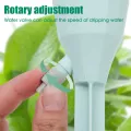【ZOSR】3Pcs Adjustable Self Drip Watering System Flowers Plant Watering Kit Greenhouse Auto Waterer Indoor Dripper Device. 