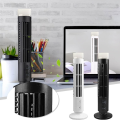 Portable Air Cooler Fan,Streamlined Tower Fan with LED,Powerful Wind,Space-Saving, Bladeless Design, USB Interface Durable. 