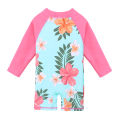 BAOHULU UPF50+ Print Baby Girl Swimsuit Long Sleeve Kids Swimwear One Piece Toddler Infant Bathing Suit for Girls Boys Children. 