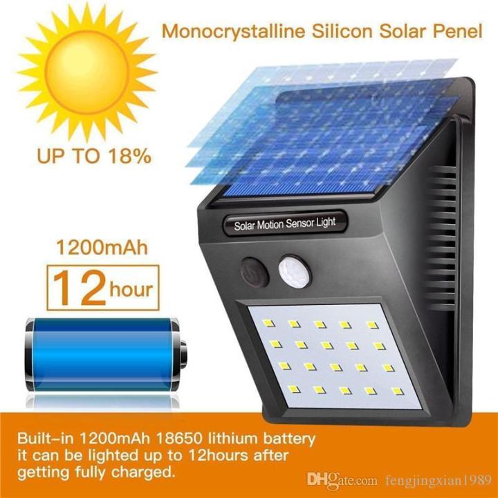 Solar Motion Sensor Light