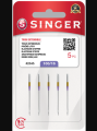 Sewing Machine Needles - pack of 5 SINGER Needles: Size 12, 14, 16 & 18. 