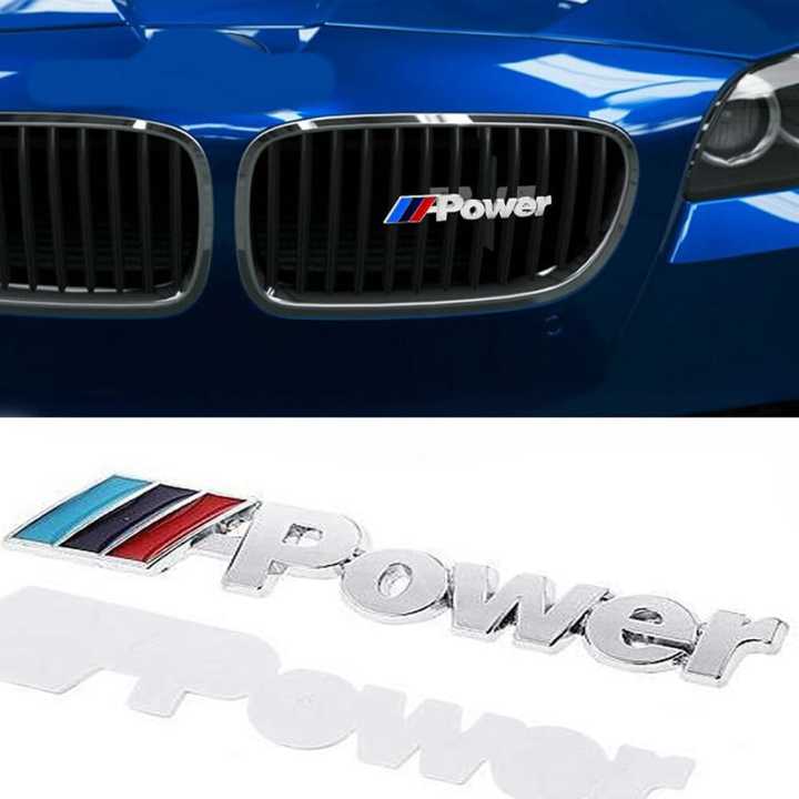 M Power Body Emblem for BMW Cars