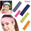 6 pcs Fashion Sports Headband Women Running Fitness Yoga Elastic Hair Bands Absorbing Sweat Breathable Stretch Makeup Hair Accessories. 