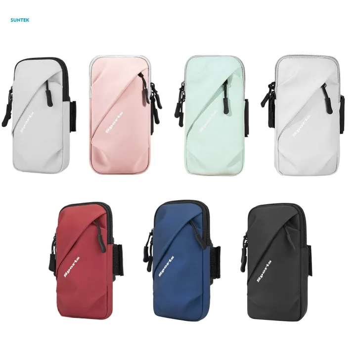 Phone%20Armband%20Bag%20Wrist%20Pouch%20Sports%20Arm%20Bag%20for%20Running%20Walking%20Jogging%20Red%20-%20Image%205
