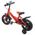 Children Bicycle Raised Handlebar 12 Inch Foam Wheel Kids Bike with Training Wheels for Toddler. 