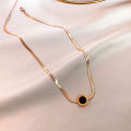OYJR Kwintas Stainless Necklace Non Tarnish Vintage Nickless for Women Gold Chain Pendant Jewelry Accessories. 