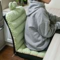 Thickened Student Dormitory Chair Cushion One-Piece Seat Cushion Backrest Integrated Cushion Office Long-Sitting Waist Support Seat Cushion. 