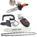 Angle 4'' inch Grinder Chainsaw Attachment 11.5'' Inch Chainsaw Bracket For Electric Angle Grinder To Chain Saw. 
