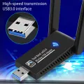 Dual Band WiFi Adapter 1300Mbps With Bluetooth 5.0 USB 3.0 Dual Band 2.4G/5Ghz Wifi Adapter Bluetooth Adapter wi-fi adapter wifi adapter 2 in one wifi adapter Wifi Dongle WIFI Dongle Wireless Wifi Adapter Network Adapter. 