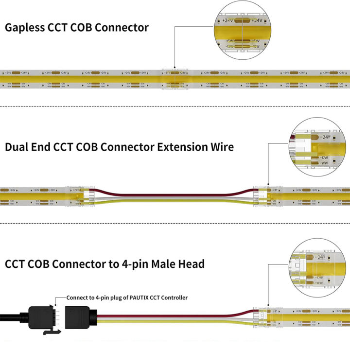 10mm%20Led%20Strip%20Connectors%20Strip%20Light%203%20Pin%20Solderless%20Terminal%20Extension%20Connection%20Kit%20-%20Image%202