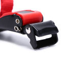1 Piece Quick Release Helmet Strap Buckle Pull Buckles Black & Red. 