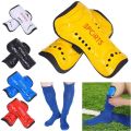 White Red Sports Leg Protector Kids Football Shin Pads Adult Knee Support Soccer Shin Guards Light Soft Foam Protect. 