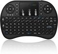 Mini Wireless Keyboard with Touchpad, 2.4Ghz Wireless Mini Handheld Remote Control Keyboard with Rechargeable Battery by Gecen Compatible with, Smart TV, HTPC, PS3,etc.. 
