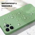 BILI for iPhone 13 Mini Back Cover Ultra Thin Soft Luxury Square Multicolor Liquid Silicone Phone Case. 