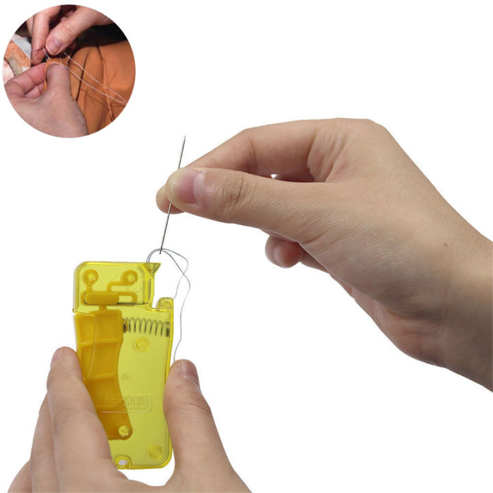 1Pcs Automatic Needle Threader DIY Tool Sewing Auto Thread Device Household Sewing Tool Accessories