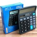 Joinus JS-837-12s Electronic Calculator Desk Calculator, 12-digit Solar Battery Calculator. 