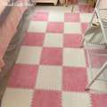 10/20Pcs Soft Plush Baby Play Interlocking Exercise Tiles Floor Rug EVA Foam Puzzle Mat Long Hair Carpet Pad 30*30 CM. 
