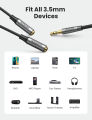 UGREEN Headphone Splitter Cable 3.5mm Y Audio Jack Splitter Extension AUX Cable 3.5mm Male to 2 Port 3.5 mm Female AUX Adapter. 