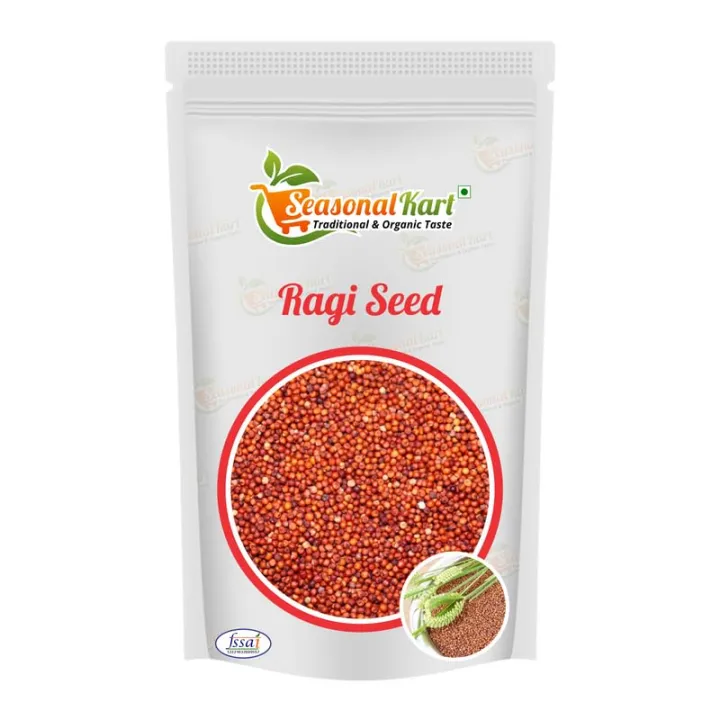 SEASONAL KART Ragi Whole Seeds 200 Grams Sabut Ragi Seeds (FROM INDIA ...
