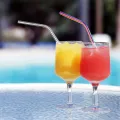 Reusable 304 Stainless Steel Straws Straight Bent Metal Drinking Straw with Cleaning Brush Set Party Bar Accessories. 