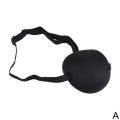 Aweisuan High Quality Pirate Eye Patch Unisex Black Single Eye Patch Eyepatch One Eye Washable Adjustable Concave Eye Patch Kid Pirate Cosplay Costume. 