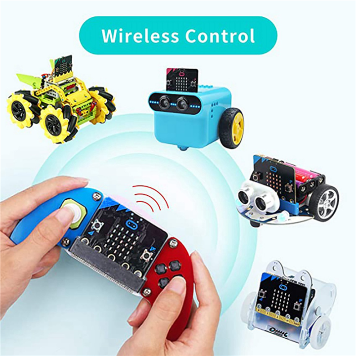 2X%20V1.5%20Development%20Board%20Smart%20Car%20Kit/Qtruck/Python%20Education%20Microbit%20Programmable%20Robot%20-%20Image%205