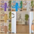 Door Curtain Beaded String Curtain Room Divider Tassel *2M Beaded Door Curtain Solid Color Tassel Window Curtain Home Decor. 