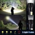 Portable Rechargeable Zoom LED Flashlight XP-G Q5 Flash Light Torch Lantern 3 Lighting Modes Camping Light Mini Led Flashlight. 