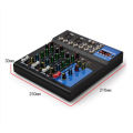 PROFESSIONAL 4 CHANNEL LIVE MIXER with BLUETOOTH. 