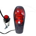 8 Sound and Flaring Bicycle Horn, Electric MTB Bicycle Horn with light, Loud Sound Bright LED Light. 