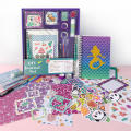 Scrapbook Supplies, DIY Journal Kit for Girls Gifts Ages 8 9 10 11 12 13 Years Old, Scrapbooks Kit, Arts and Crafts Supplies. 