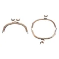 1Pc 12.5cm Bird Head Embossed Antique Bronze Metal Purse Frame Bag Kiss Clasp MKL. 